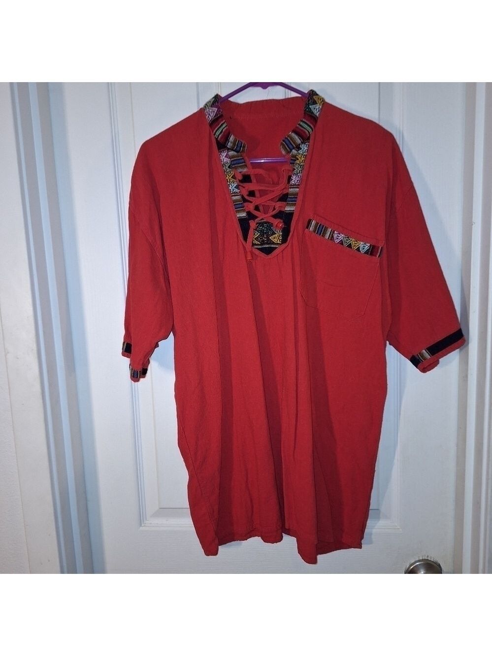 Mens Red Guatemala T Shirt